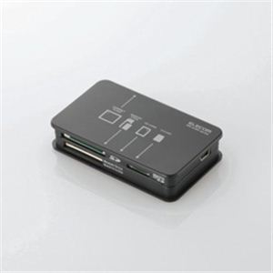 エレコム 小型メモリカードリーダ MR-A39HBK