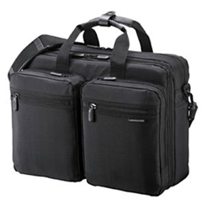 サンワサプライ 3WAYビジネスバッグ（通勤用） BAG-3WAY12BK - 拡大画像