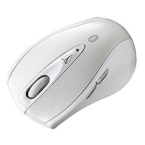 サンワサプライ Bluetoothレーザーマウス（ホワイト） MA-BTLS23W - 拡大画像