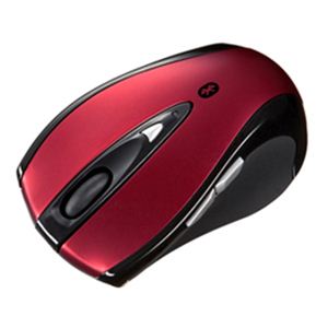サンワサプライ Bluetoothレーザーマウス(レッド) MA-BTLS23R
