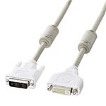 サンワサプライ DVI延長ケーブル（デジタル・シングルリンク、2m） KC-DVI-EN2K