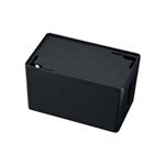 サンワサプライ ケーブル＆タップ収納ボックス（ブラック） CB-BOXP1BK
