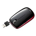 サンワサプライ ケーブル巻取り収納光学式マウス MA-MA5BK