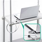 サンワサプライ パソコンセキュリティワイヤーロック SLE-18S