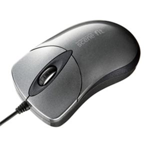 サンワサプライ レーザーマウスプレミアムscenefit（ガンメタリック） MA-LSSFGM