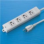 サンワサプライ 工事物件タップ(4個口・3m) TAP-K4-3