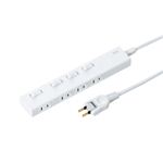 サンワサプライ 節電エコタップ(2P、4個口、2m) TAP-S19-2