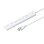サンワサプライ 節電エコタップ（2P、6個口、1m） TAP-S20-1