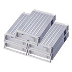 ラトックシステム REX-SATA3シリーズ用交換トレイ （5個入り・ライトグレー） SA3-TR5-LG