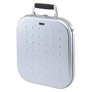 サンワサプライ CD・DVDケース（シルバー） FCD-CB120SV