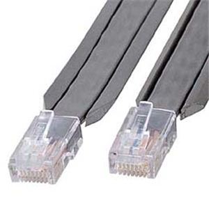 サンワサプライ アンダーカーペットLANケーブル（グレー・5m） KB-CP5-05