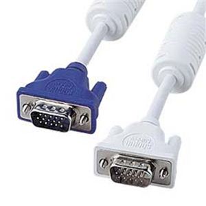 サンワサプライ スリム同軸ディスプレイケーブル（アナログRGB・2m） KC-VM2