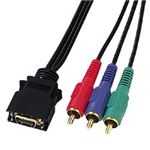 サンワサプライ D端子コンポーネントビデオケーブル（1m） KM-V17-10