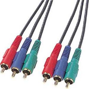 サンワサプライ コンポーネントビデオケーブル（1m） KM-V18-10