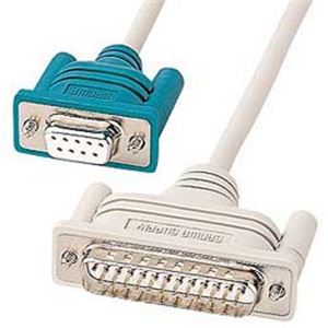 サンワサプライ RS-232Cケーブル（TA・モデム用・3m） KR-MD3