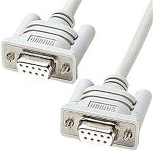 サンワサプライ RS-232Cケーブル（モデム・TA用・4m） KRS-433XF-4K