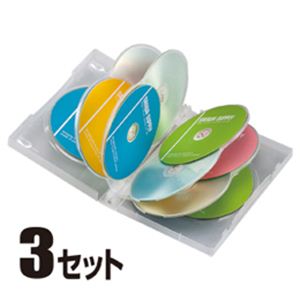 サンワサプライ DVDトールケース（10枚収納） DVD-W10-03C