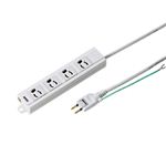 サンワサプライ 電源タップ TAP-MG341N2P-1