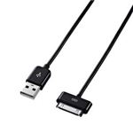 サンワサプライ iPod・iPhone・iPad用USBケーブルブラック1.5m KB-IPUSB15BK