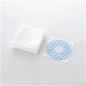 エレコム CD／DVD用不織布ギフトケース（ストライプ） CCD-010G4