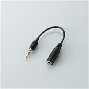 エレコム 4極延長ヘッドホンケーブル MPA-EHPS01BK