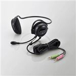 エレコム ヘッドセット（両耳ネックバンドタイプ） HS-NB04BK