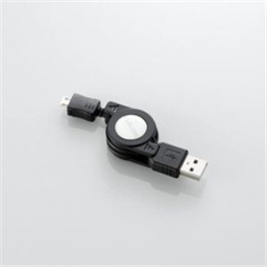 エレコム Micro-USB(A-MicroB)ケーブル U2C-AMBIRL07BK
