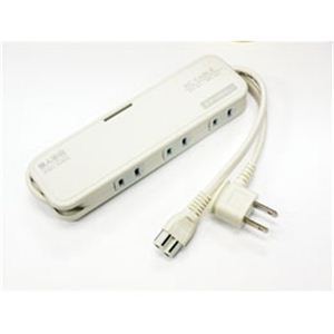 ミヨシ 旅人専科モバイルマルチタップ 3個口 白 MBP-W3P／WH