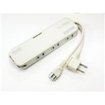 ミヨシ 旅人専科モバイルマルチタップ 3個口 白 MBP-W3P／WH