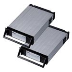 ラトックシステム REX-SATA3シリーズ用交換トレイ （2個入り・ブラック） SA3-TR2-BK