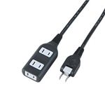 YAZAWA 耐トラ付タップ3個口10m SH15103BK