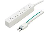 YAZAWA 3Pマグネットタップ4個口5m HJKP405WH