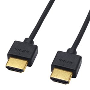 サンワサプライ イーサネット対応ハイスピードHDMIケーブル(スリム&スモール、1.5m) KM-HD20-15SS