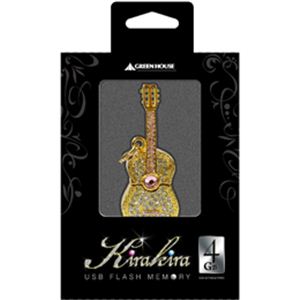 GREENHOUSE（グリーンハウス） ギター型USBフラッシュメモリ 4GB GH-UFD4GGT