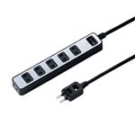 サンワサプライ 雷ガードタップ TAP-SP209SV