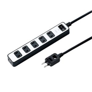 サンワサプライ 雷ガードタップ TAP-SP209W