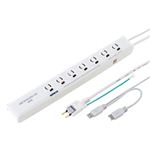 サンワサプライ USB連動タップ TAP-RE8UN