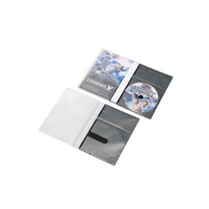 エレコム CD／DVD用スリム収納ソフトケース CCD-DPD30BK