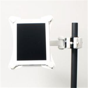 サンコー タブレット用4軸式クリップモニタアーム（ホワイト） MARMGUS128DW