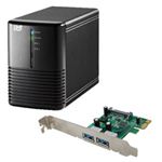 ラトックシステム USB3.0/2.0 RAIDケース(HDD2台用) USB3.0 PCI Expressボードセット RS-EC32PE-U3R