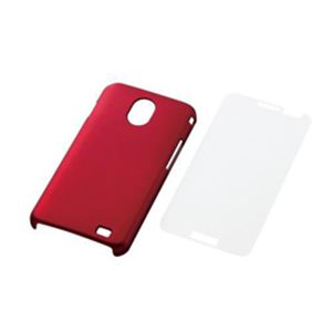 エレコム au ISW11SC用シェルカバー(マットレッド) PA-SC11PVRRD