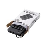 エレコム EU RoHS指令準拠USBハブ付テンキーボード TK-TCM010BK/RS