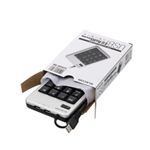 エレコム EU RoHS指令準拠USBハブ付テンキーボード TK-TCM010SV／RS