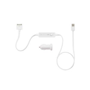 ロジテック DRC搭載ケーブルタイプFMトランスミッター LAT-FMi04WH