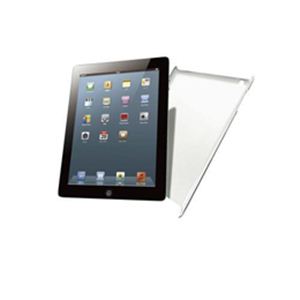 エレコム New iPad／iPad第3世代／新しいiPad用シェルカバー（シルバー） TB-A12PVSV