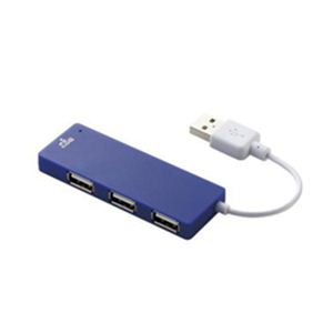 エレコム microSDカードリーダ機能付きUSBハブ U2H-SMC4BBU