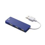 エレコム microSDカードリーダ機能付きUSBハブ U2H-SMC4BBU