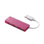 エレコム microSDカードリーダ機能付きUSBハブ U2H-SMC4BPN