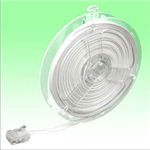 ミヨシ リール付カテゴリー6aフラットLANケーブル 10m ホワイト TWF-610A/WH