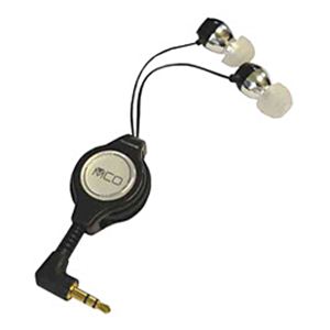 ミヨシ 航空機対応 モバイルヘッドホンセット（ブラック） MBS-H01／BK